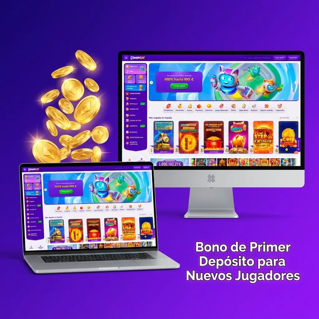 Bono de primer depósito Robocat: 100% hasta 500 EUR, 200 giros gratis y 1 Bonus Crab para jugadores en España